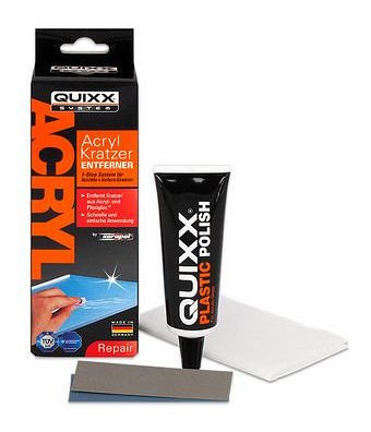 QUIXX Screen finish 50g with abrasive paper