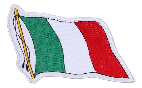Insigne à coudre drapeau italien 100x75mm