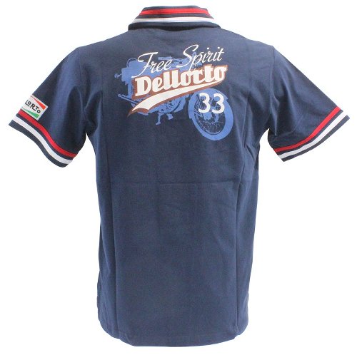 Dellorto Polo-shirt `mod. 33`, blue, size: S NML