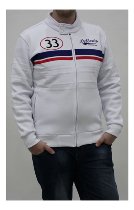 Dellorto Sweatshirt `mod. 33`, white, size: S NML