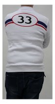 Dellorto Sweatshirt `mod. 33`, white, size: M NML