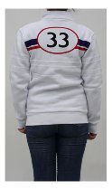 Dellorto Sweatshirt `mod. 33`, white, size: XL NML