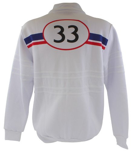 Dellorto Sweatshirt `Mod. 33`, weiß, Größe: XXL NML