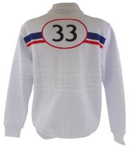 Dellorto Sweatshirt `mod. 33`, white, size: XXL NML