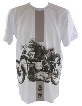 Dellorto T-shirt `beyond the race`, white, size: XXL NML