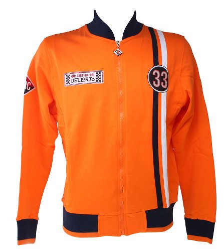 Dellorto Sweatshirt `reparto corse`, orange, Size: M