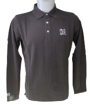 Dellorto Polo shirt `vintage`, grey, size: M NML