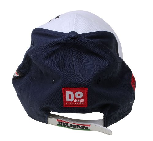 Dellorto casquette, blanc/bleu