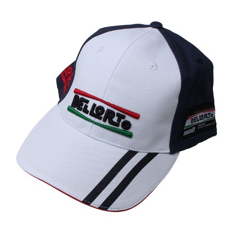 Dellorto casquette, blanc/bleu