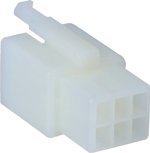 Stecker Stiftgehäuse Flachstecker 2,8mm , 6 polig