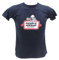 T-Shirt H.Aue ´Double Airbag´ L, schwarz