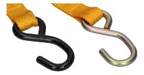 Kit de correas tensoras 2 x 1,5m, amarillo, ganchos S (máx.