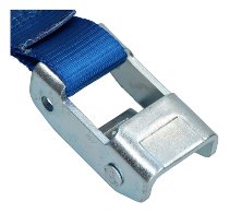 Locking tie downs 2 x 1,5m, blue, with S-hooks (max. 1.500