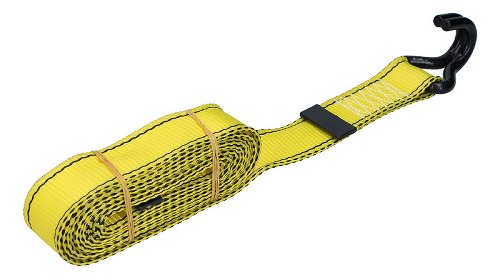 Kit de sangles ´Dead Loc´ 2 x 3,6 m, jaune avec crochets