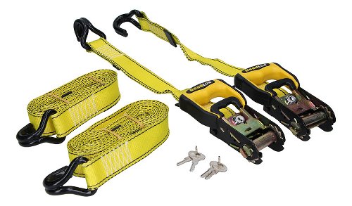 Ratchet tie ´Dead Loc´2 x 3,6 m, yellow (3.000 lbs)