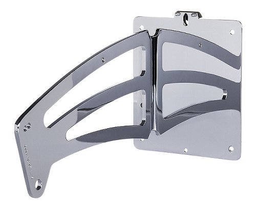 Moto Guzzi License plate holder, lateral, chrome, 180x200mm