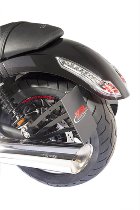 Moto Guzzi Kennzeichenhalter, seitlich, schwarz, 180x200mm -