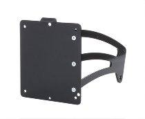 Moto Guzzi License plate holder, lateral, black, 210x145mm -