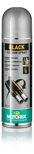 Motorex Plastic varnish black spray 500 ml