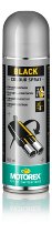 Motorex Kunststofflackfarbe Black Spray 500 ml