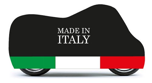 Motorcycle tarpaulin made in italy, size: L, indoor