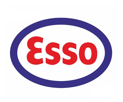 Sticker Esso, 10x12cm