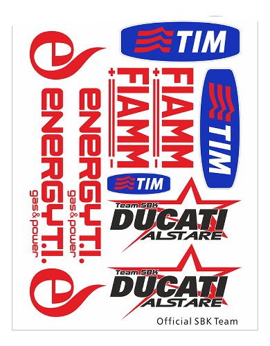 Ducati Sticker kit SBK alstare, 35x25cm