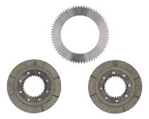 Surflex Friction and steel discs without clutch wheel,