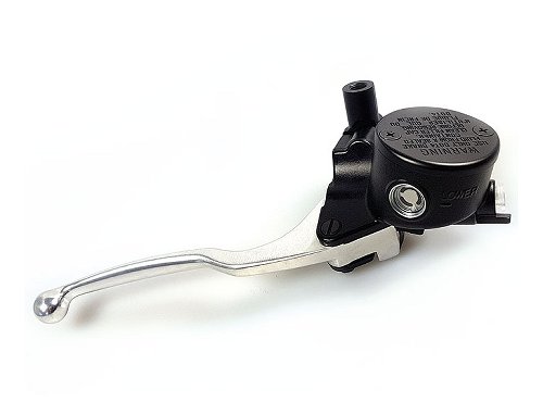 Nissin Front brake master cylinder 14mm, black-silver, with