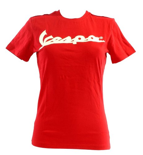 Vespa T-Shirt donna , rossa, taglia L NML