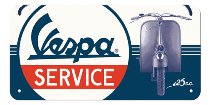 Vespa Hanging sign ´service´, 10x20 cm
