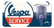 Vespa Hanging sign ´service´, 10x20 cm
