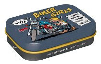 Motomania Pillbox `biker girls`, 4x6x2 cm