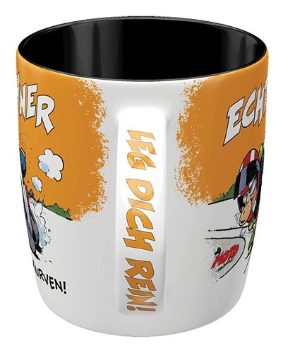 Motomania Cup, `real men love curves`, 8,5x9 cm, 330 ml