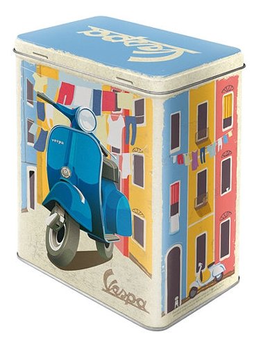 Vespa Storage box ´italian laundry´, 10x14x20 cm