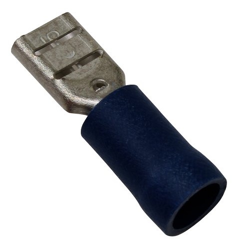 Plug contacto hembra 4,7mm, azul 1,0-2,5mm²