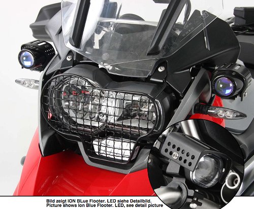 Hepco & Becker LED Zusatzscheinwerfer (Set), Schwarz - BMW R