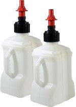 SD-TEC gas can 20L white, with red quick release cap