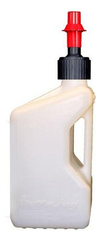 Tuff Jug Gas can 10L white, with red quick release cap