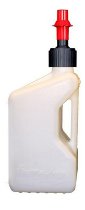 Tuff Jug Gas can 10L white, with red quick release cap