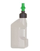 Tuff Jug Gas can 10L white, with green quick release cap