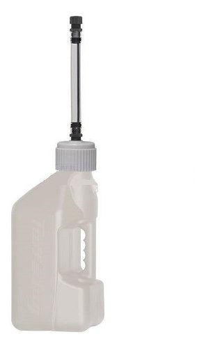 Tuff Jug petrol can 10L, white with Auto-Stop filling hose