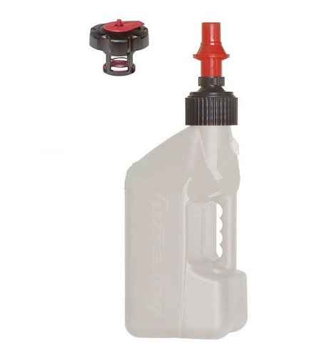 Tuff Jug gasoline can Race-Kit, 10L white, with quick cap