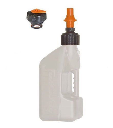 Tuff Jug Gasoline Can Race Kit, 10L white, with Quick Cap