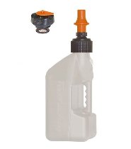 Tuff Jug Gasoline Can Race Kit, 10L white, with Quick Cap