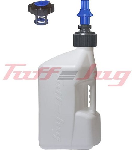 Tuff Jug Gas Can Race Kit, 20L blue, with blue quick cap and