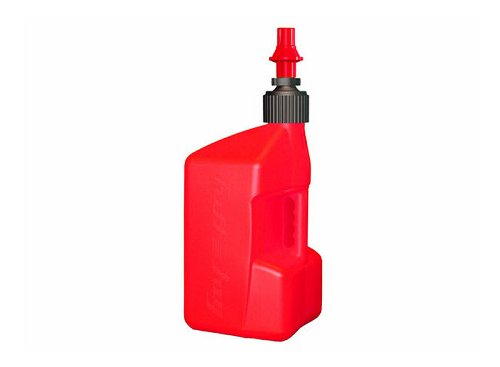 Tuff Jug gas can 20L red, with red quick release cap.