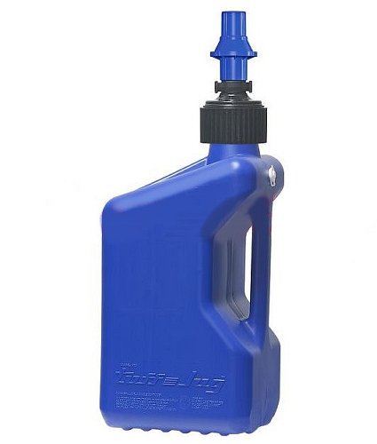 Jug petrol can 20L blue, with blue quick release cap