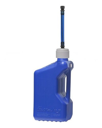 Tuff Jug gasoline can 20L, blue with Auto-Stop filling hose