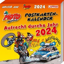 MOTOmania Postcards calendar 2024